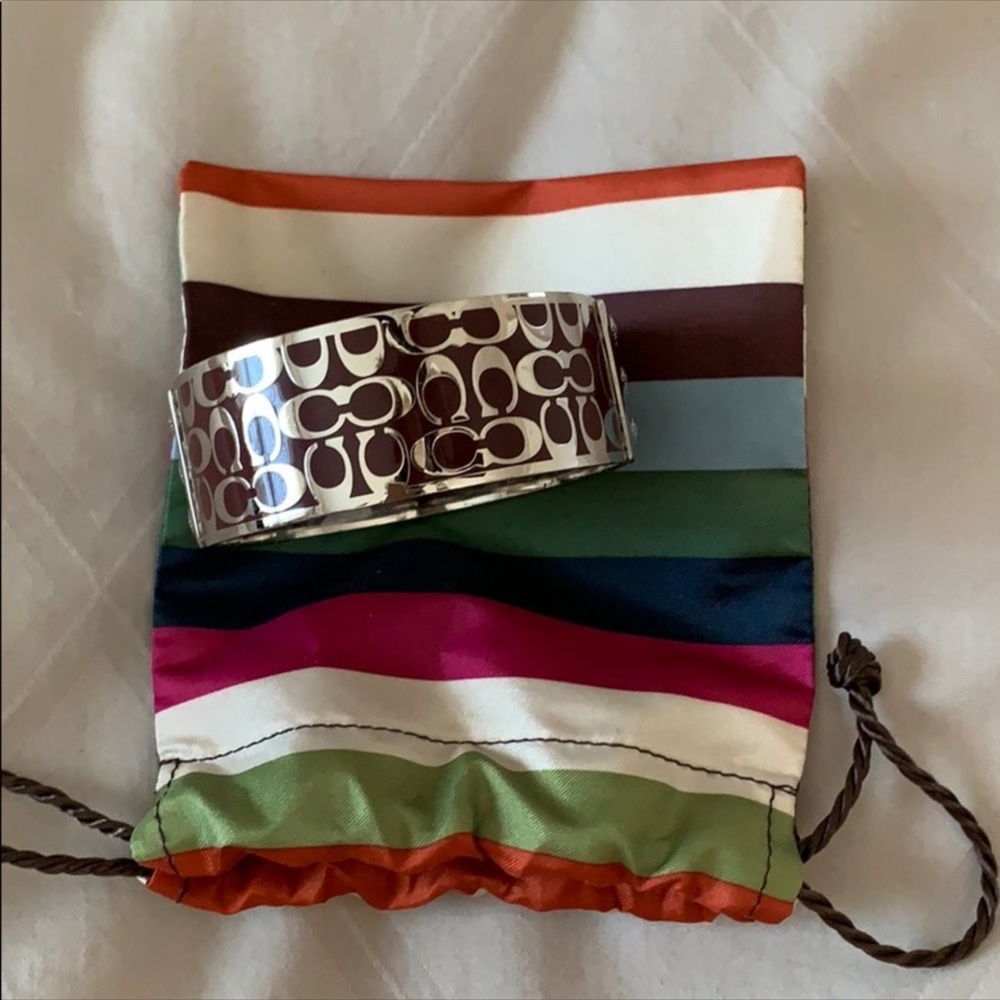 COACH WIDE BANGLE - Picture 7 of 9